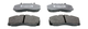 BRAKE PAD SET FRONT/REAR MERCEDES VARIO FERODO OEM